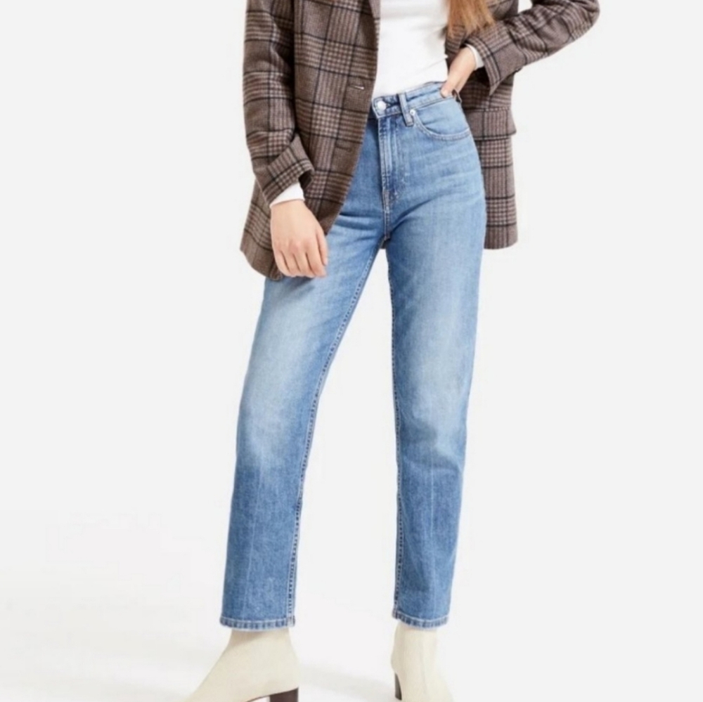 Everlane High Waist Straight Jeans Size 32